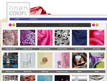 Tablet Screenshot of linencolors.com